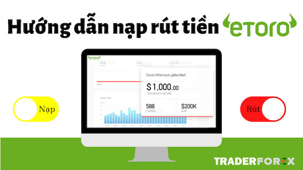 Nạp rút tiền tại sàn eToro