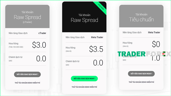 Các loại tài khoản tại ICMarkets là gì?